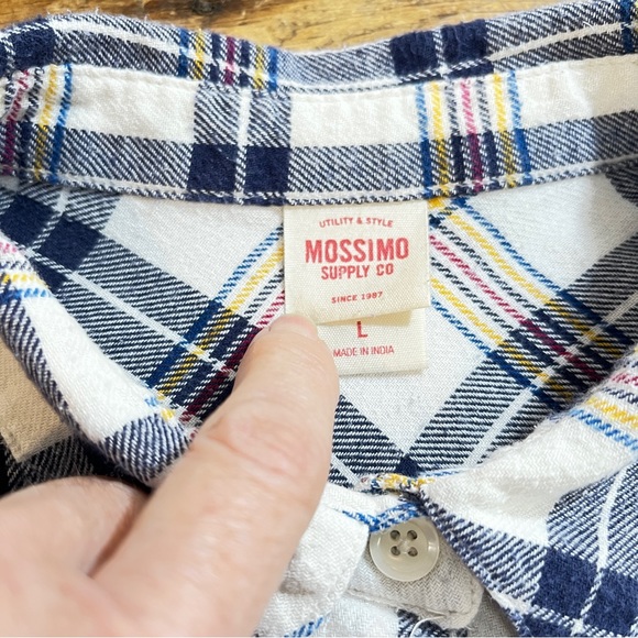 Mossimo Flannel Button Down Cotton long sleeve shirt - Picture 4 of 8